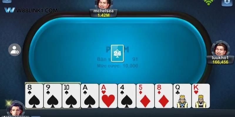 Hướng dẫn chi tiết cách chơi bài phỏm online W88 cho người mới